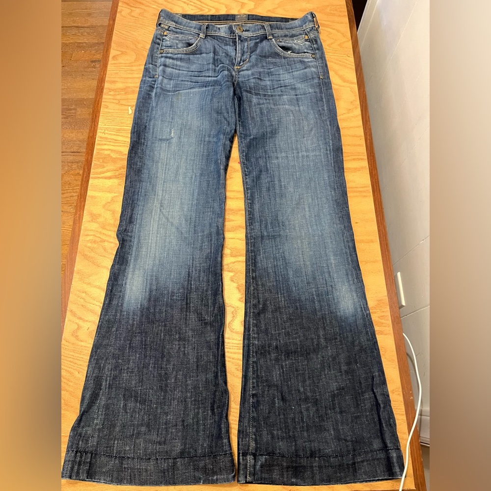 Citizens of Humanity Flared Trousers Fawne